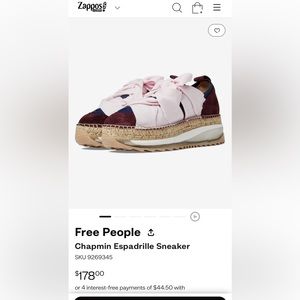 Free People Chapmin Espadrille Sneaker